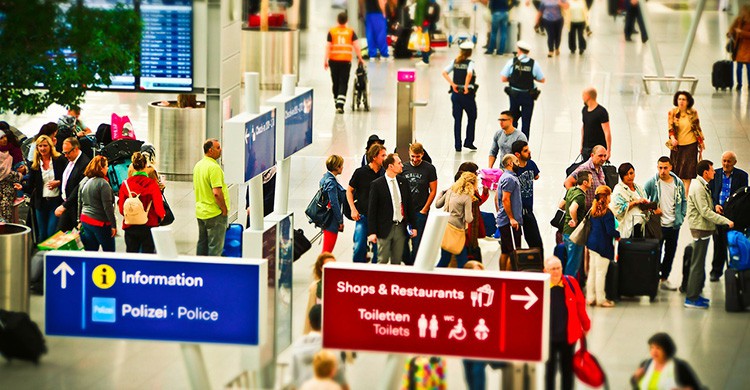 Embarque en el aeropuerto