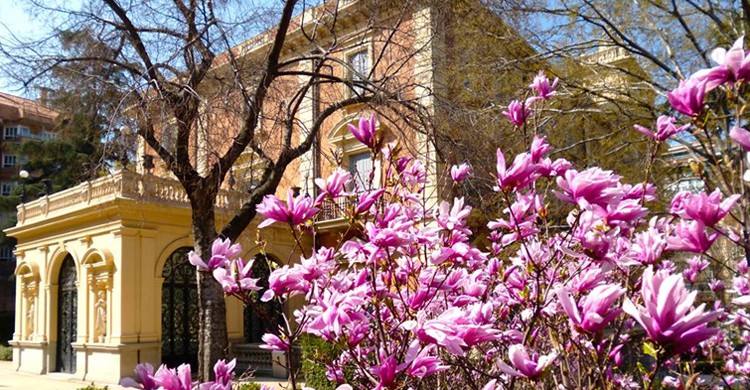 Los jardines del museo (Museo Lázaro Galdiano, Facebook)