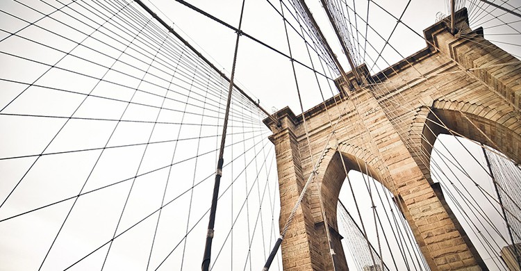 Detalle del Puente de Brooklyn
