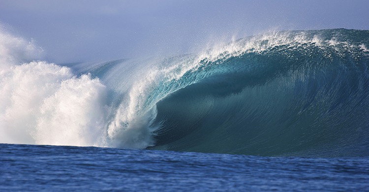 Olas gigantescas en Teahupo'o