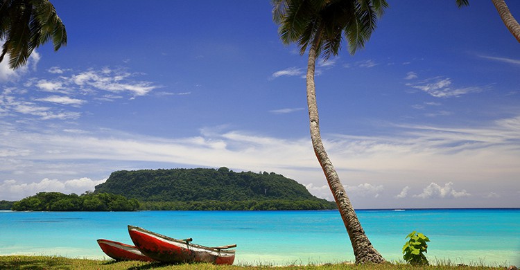 Paisaje idílico en Vanuatu