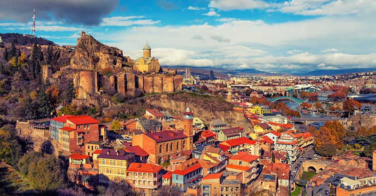 Vistas de Tbilisi, Georgia