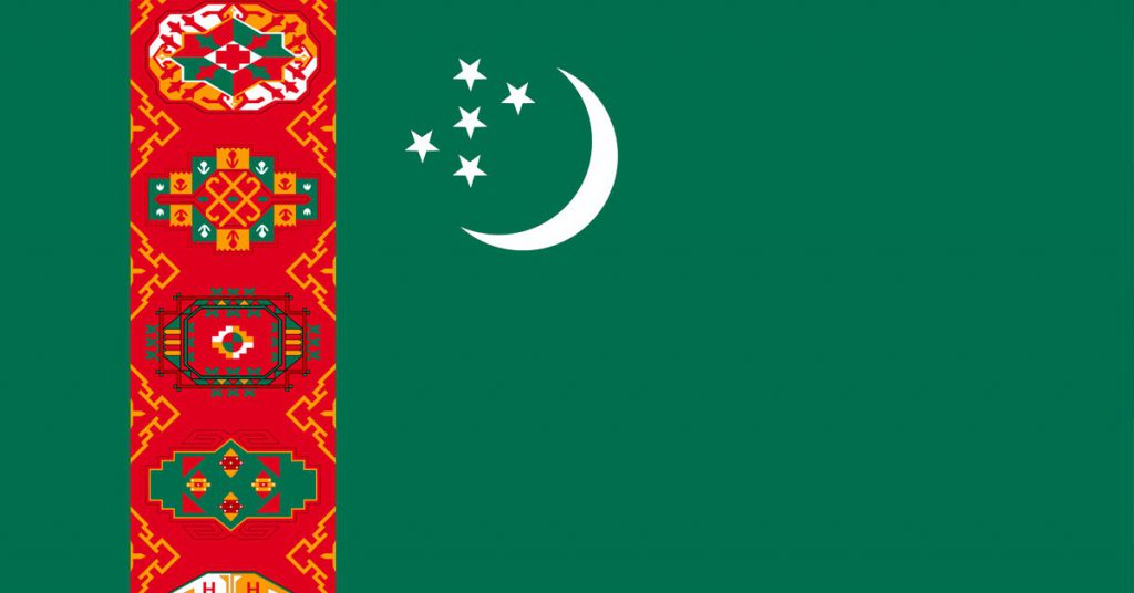 imagen bandera turkmenistán