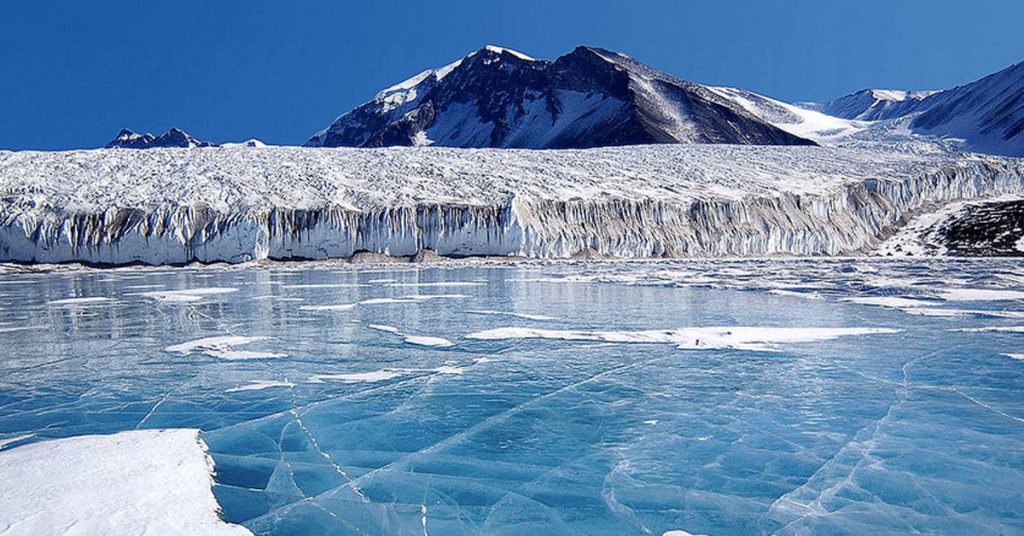 imagen lago Fryell Antártida