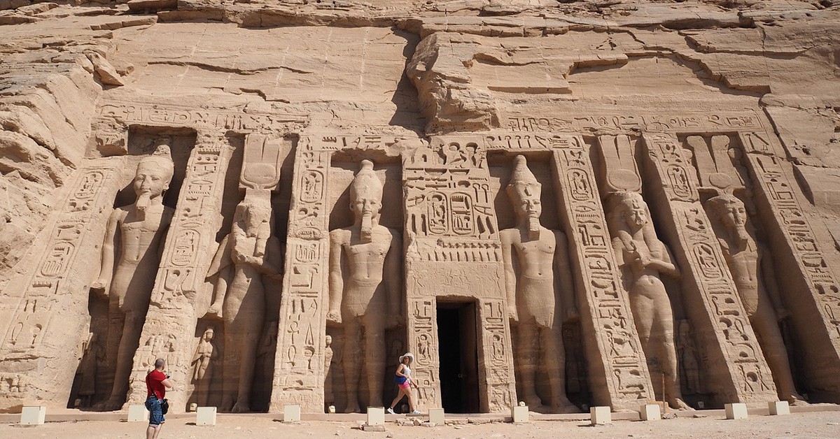 Templo de Abu Simbel, en Egipto