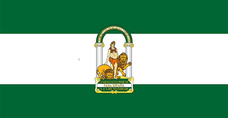 La bandera de Andalucía