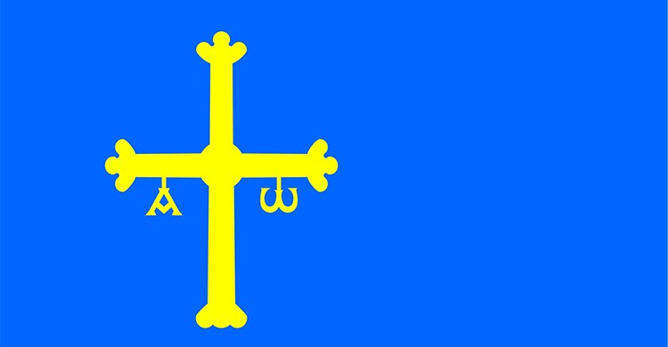 La bandera de Asturias