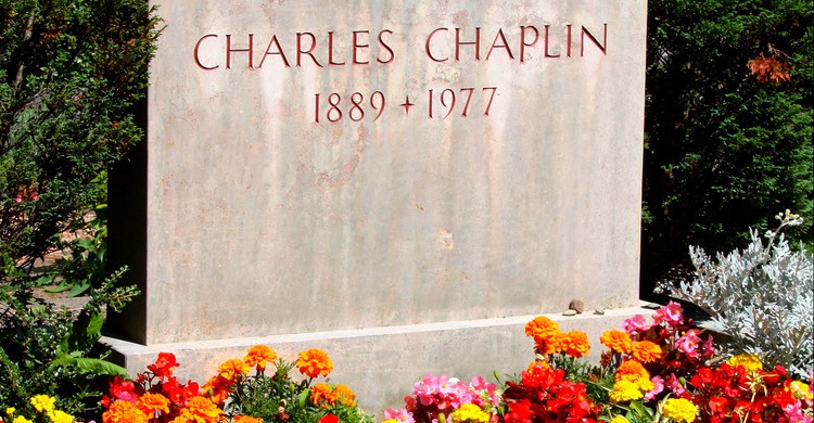Tumba de Charles Chaplin (Giramondo1, Foter)