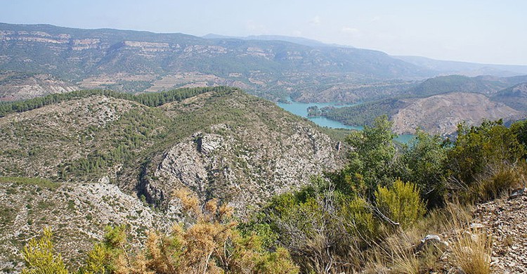 Vistas de Cortes de Pallás, valencia