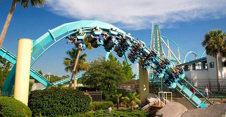 Montaña rusa Kraken en SeaWorld Orlando