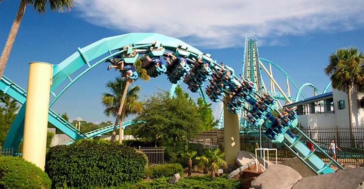 Montaña rusa Kraken en SeaWorld Orlando