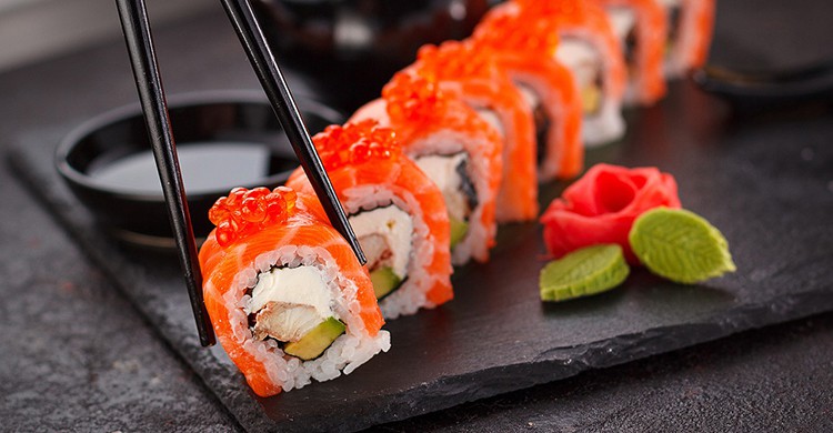 Plato de sushi