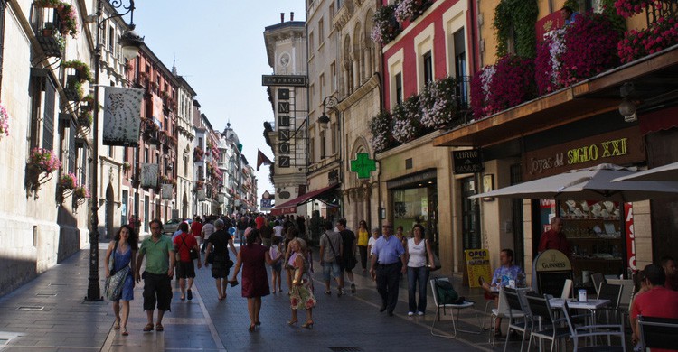 La calle Ancha en León (Fuente: Jose M. Alonso / Flickr)