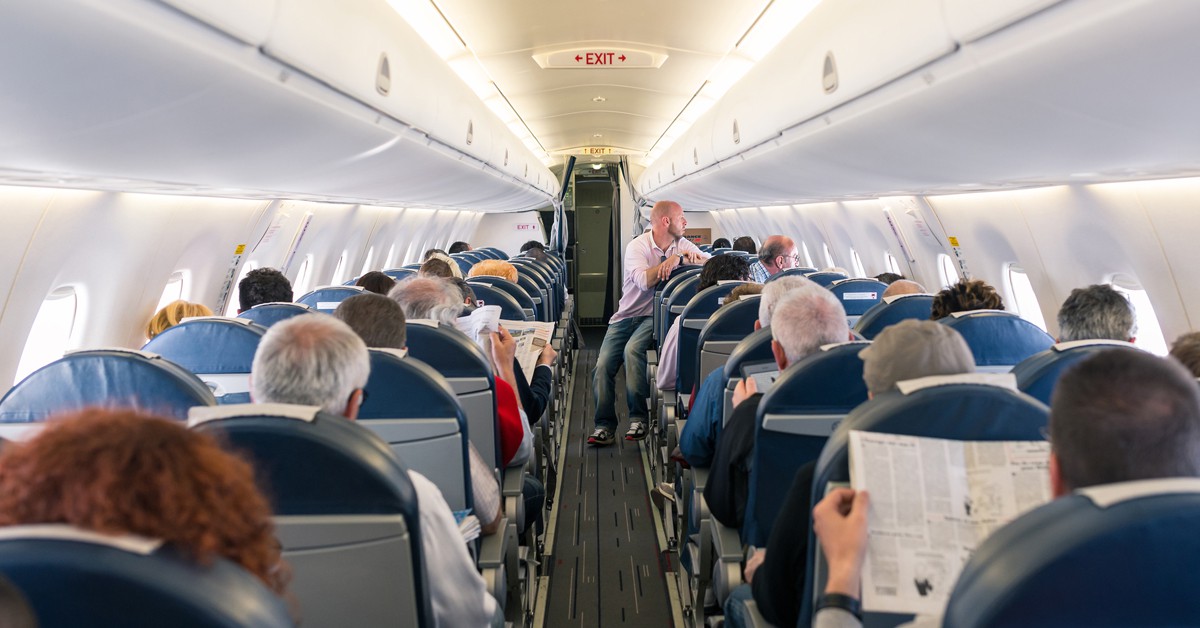 asientos más seguros en un avión