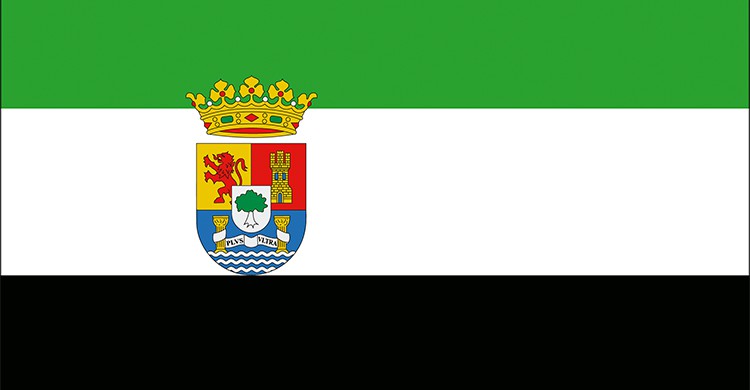 La bandera de Extremadura