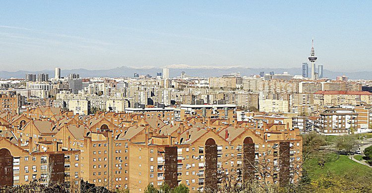 atardecer Madrid vallecas
