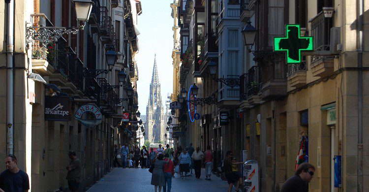La calle Mayor de San Sebastián (Fuente: Andoni Esteban / Flickr)