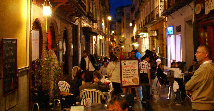 La calle Navas en Granada (Fuente: Jose Hernandez / Flickr)