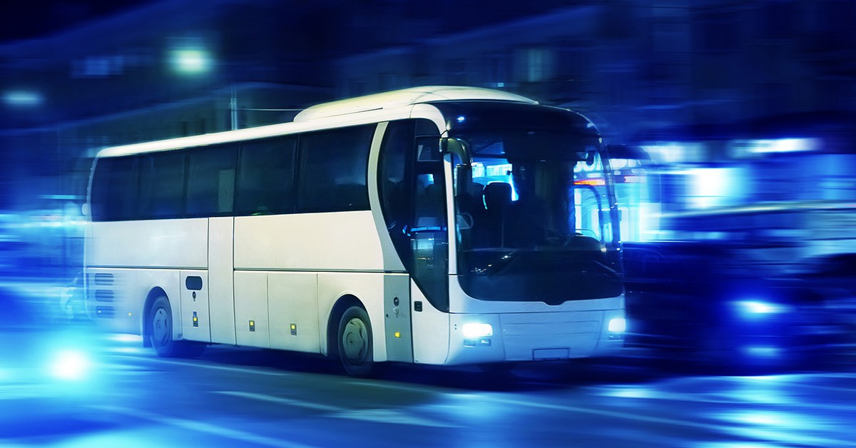 Un autobús de noche