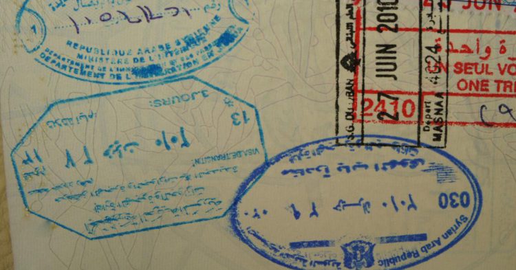 Sello de pasaporte de Siria (Fuente: David Manuel Santos / Flickr)