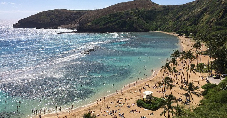 Playa en Hawai