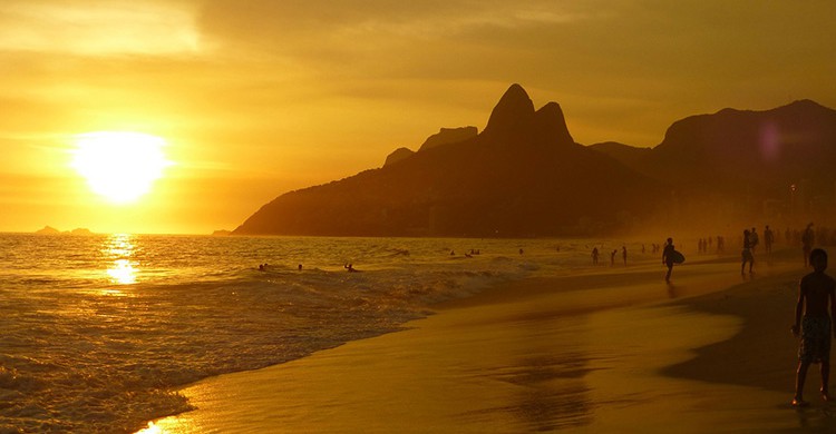 Playa de Ipanema en Río de Janeiro