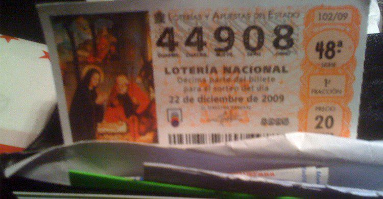 Los décimos acabados en cifra par, más premiados (Fuente: Claudio Lobos / Flickr)