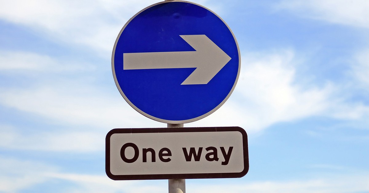 Un cartel en inglés