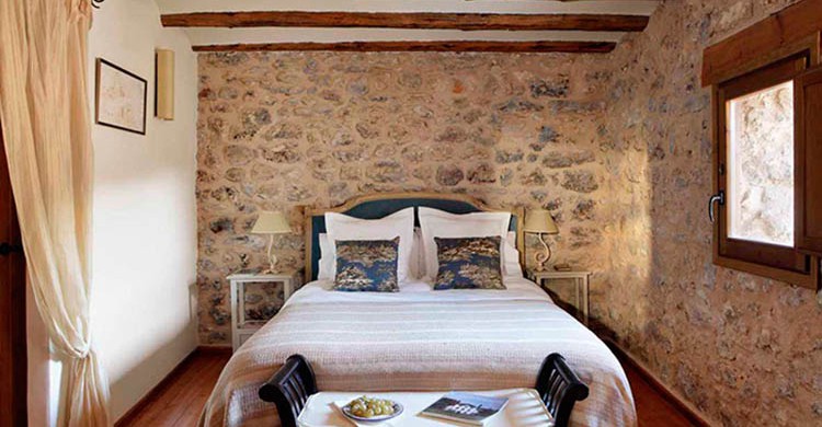 Dormitorio de una casa rural