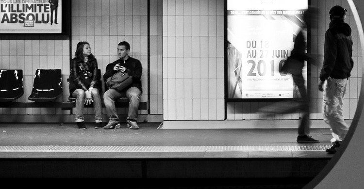 Una conversación en el metro que puede acabar siendo el amor de tu vida (Fuente: Antoine Giret / Flickr)