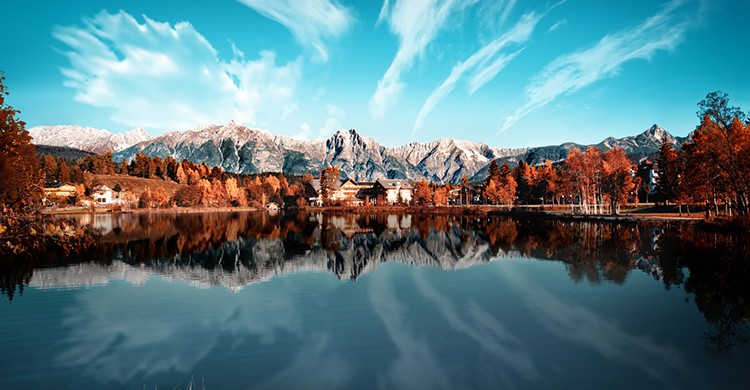 Vistas de Seefeld en Austria