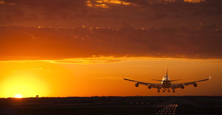 muerte en un avion
