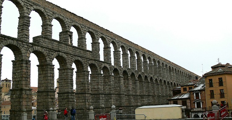 Vistas del acueducto de Segovia