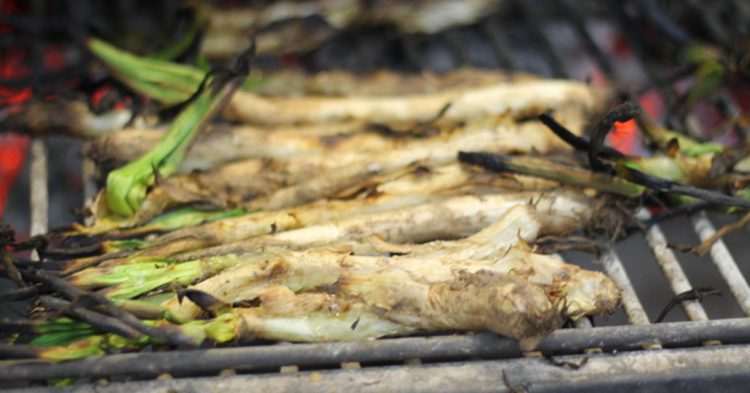Febreros de caçotadas en La Quinta Brasería de Sevilla (Fuente: Facebook La Quinta Brasería)