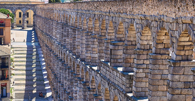Vistas del acueducto de Segovia