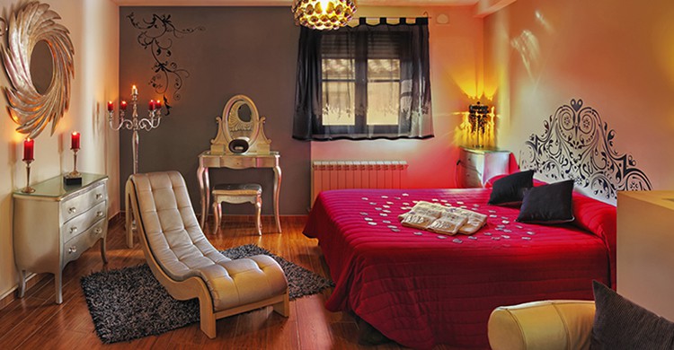 Una suite del Chinchón Spa
