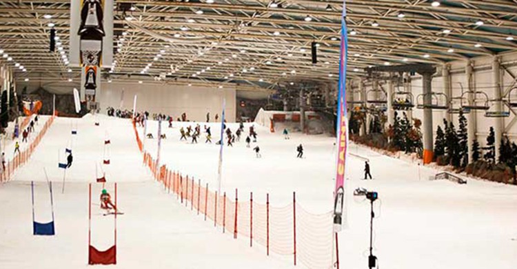 Pista de esquí en el Xanadú