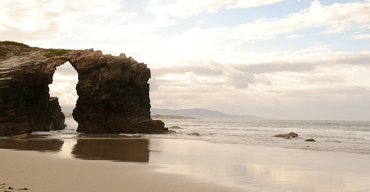 Vistas de la playa de Las Catedrales