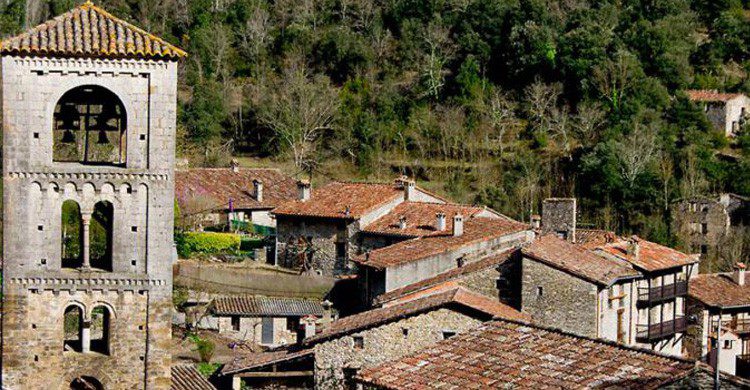 Vistas de Beget, en Girona (Fuente: wikimedia.org)