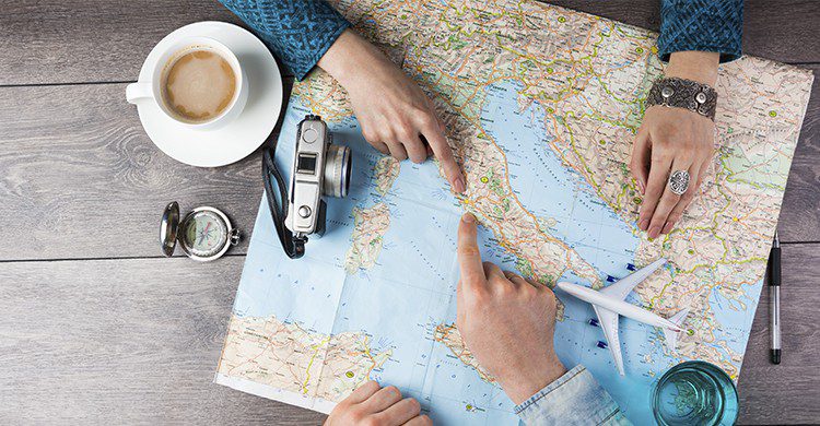 Planificar los viajes es otra forma de felicidad