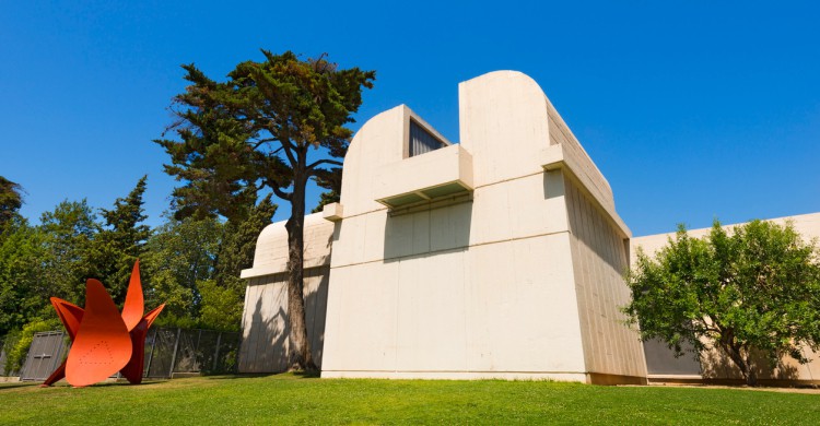 Fachada de la Fundación Joan Miró