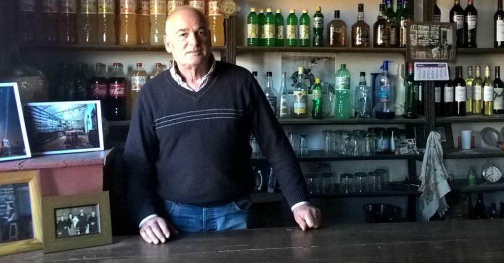 Pedro Meyer es el único habitante de Quiñihual (Twitter de elfederal.com.ar)