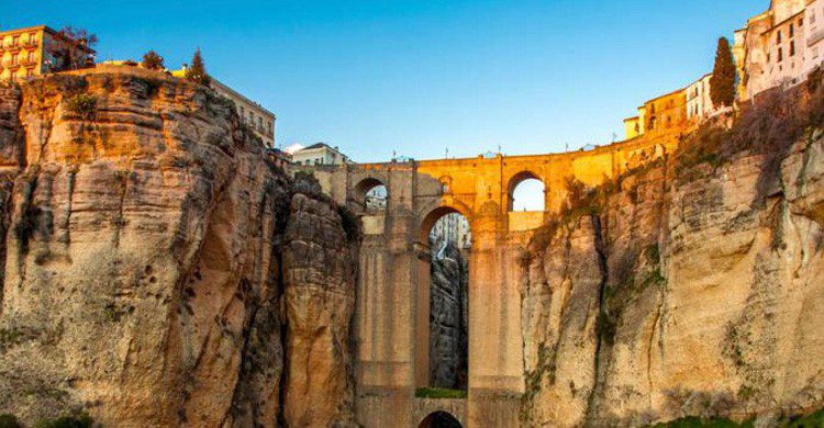 Vista del pueblo de Ronda, en Málaga (Fuente: iStock)