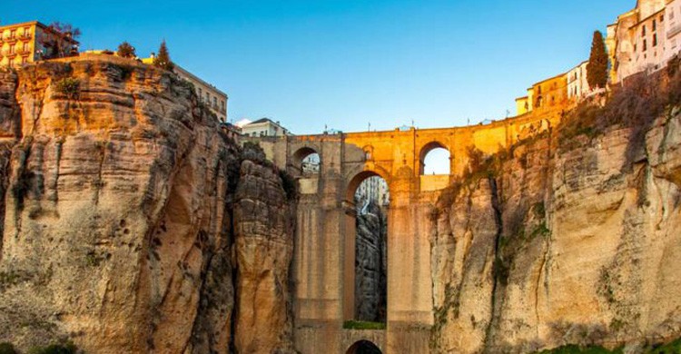 Vista del pueblo de Ronda, en Málaga (Fuente: iStock)