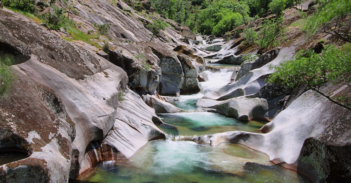 Los Pilones en el valle del Jerte