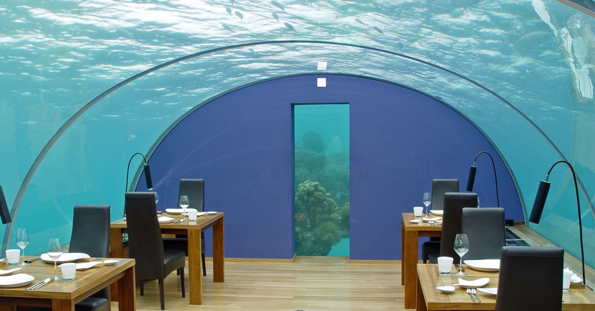 Ithaa Inside, el restaurante submarino