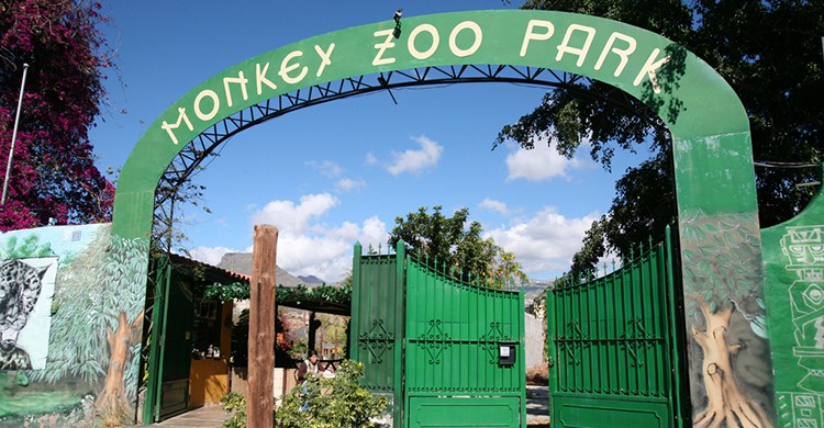 Entrada del Monkey Park en Tenerife