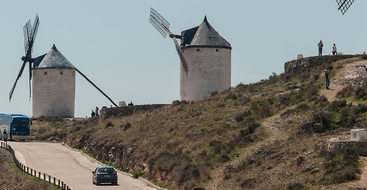 Los molinos de Mota del Cuervo, Cuenca (Fuente: Anna Michal / Flickr)