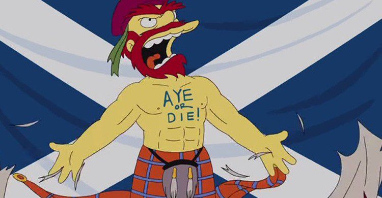 Escocia es uno de los destinos de Los Simpson (Promocional)