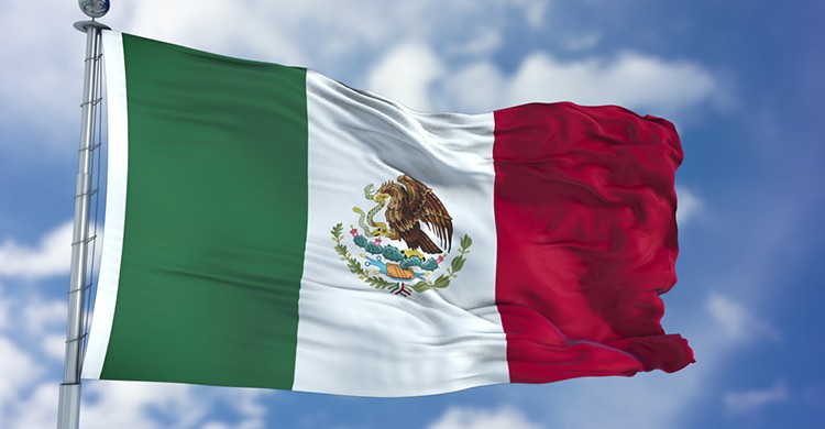La bandera de México